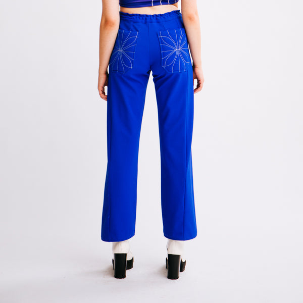 Cobalt trousers